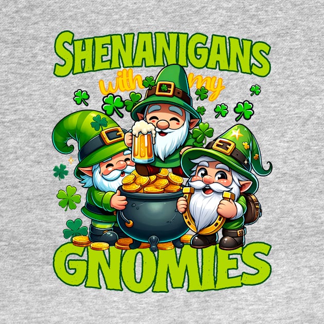 Shenanigans with my gnomies - Lucky Gnomes - St Patricks Day by SergioCoelho_Arts